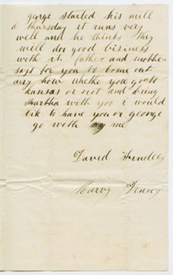 To David Finley from nephew Harvey Denny, 5 Jun 1859