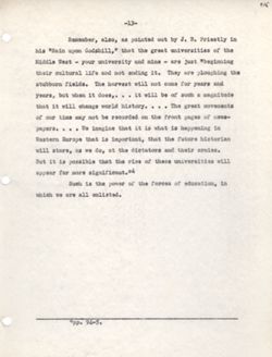 "Current Misconceptions About Higher Education" -Big Ten University Club of San Francisco March 1, 1940