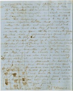 W.S. Stormont to TAW, 20 November 1861