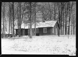 Lutz cabin, state road #135, north of Nashville, from road
