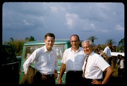 Robert Nooter, USAID Liberia Director, Willie A. Whitten & Don Edwards