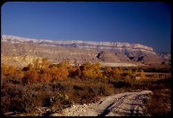 Mexico's Sierra del Carmen above Boquillas from SE corner of Big Bend National Park.