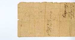 Seven notes to and from various people instructing payment be made on their behalf., 1841
                                January-February
