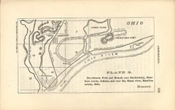 Pre-historic forts and mounds near Hardinsburg, Dearborn County, Indiana and near Big Miami River, Hamilton County, Ohio