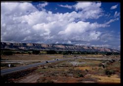 View west along U.S. 50 from Grand Junction, Colorado.