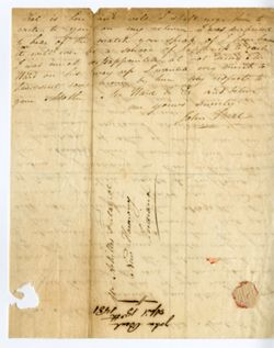 Beal, John, Memphis. To Achilles Fretageot, New Harmony, Indiana., 1831 Apr. 15