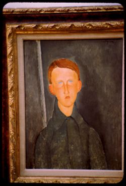 Modigliani- Boy in a green suit Gladys Robinson Coll.
