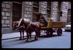 II Horse-drawn wagon on rubber Strauchgasse Vienna
