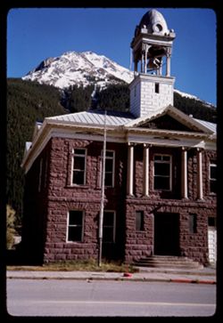 Silverton Colo City Hall and Mount Kendall