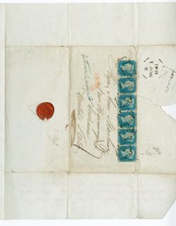 Mc[Iannet?] [Wm.], I[rvine?] to Anna Maclure, New Harmony., 1841 Oct. 30