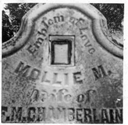 Daguerreotype missing. Mollie M