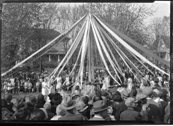 Maypole dance for Blossom Festival, 1929