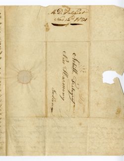 [Fretageot, Marie Duclos], and Elizabeth Willig, Philadelphia. To Achille Fretageot, New Harmony, Indiana., 1831 Nov. 23
