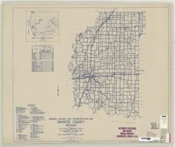 General highway and transportation map of Daviess County, Indiana