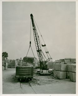 Indiana Limestone Co. stacking yard