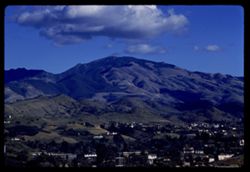 Mt. Diablo from heights west of Walnut Creek