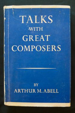 Talks with Great Composers  Spiritualist Press: London, England,