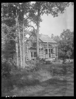 Raleigh George cabin, near Garland Brown's, road 46