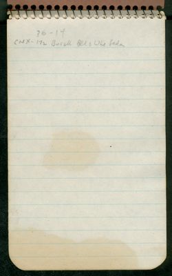 Notebook, July 26, 1959-April 15, 1963