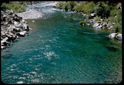 North fork Yuba river from Cal. Hwy 49 bridge Sierra county