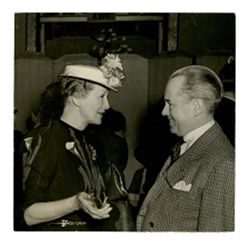 Roy Howard with Hedda Hopper