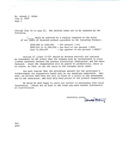 Letter from H. Donald Putney to Birch Bayh, June 6, 1979
