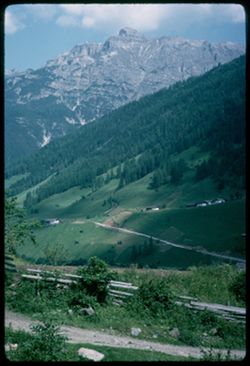 Alps near head of Stubai Valley from Neustift