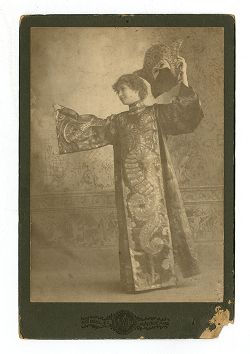 Woman in orientalist gown