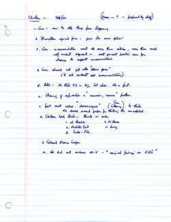 Hamilton’s handwritten notes: "Clinton 4/8/04", April 8, 2004