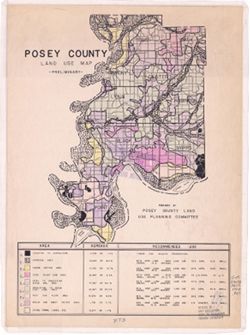 Posey County [Indiana] land use map : preliminary