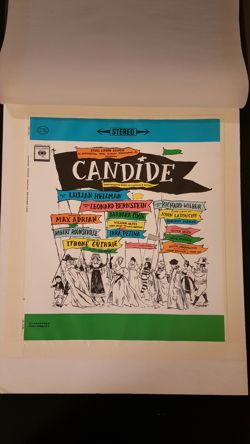 Candide Album Cover Design with Overlay