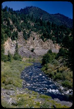 Rapids in the East Branch Feather river below Virgilia, Plumas county, California.