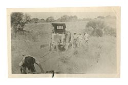Men working in a field