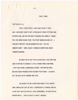 "'Gettin' in' Section" (L1A), parts 1-3 alternative version with edits by Jeanne Moore, undated