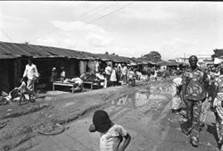 market mud in rainy season