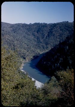 Canyon of American river, from Hwy 49 near Auburn, Calif.