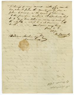 Burroughs, Dr. M[armaduke], Vera Cruz, 19 Aug 1836, to William Maclure, Mexico., 1836 Aug. 19
