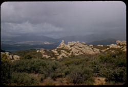 North from top of San Marcos Pass