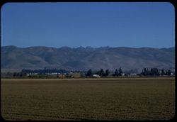 Looking toward the Pinnacles across Salinas valley from point west of Soledad