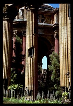 1915 Palace of Fine Arts in 1964 before demolition