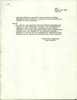 Student Involvement, 1960-1977