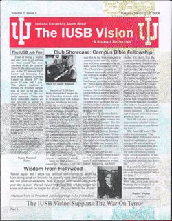 2006-03-21, The IUSB Vision