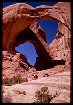 Great Double Arch. Arches Nat'l Mon., Moab, Utah.