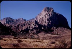 Bold front of Pulliam Peak from Green Gulch Big Bend Nat'l Park