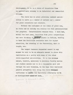 "Budget Committee Outline" -Indiana University Dec. 14, 1938