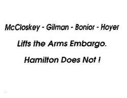 Arms Embargo - Legislation - House - McCloskey-Gilman-Bonior-Hoyer Amendment to H. R. 4301, May 13 1994