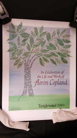 Tanglewood Copland Poster