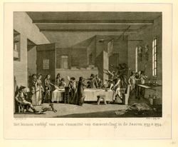 Het binnen verblijf van een committee van Omwenteling, in de Jaaren 1793 & 1794