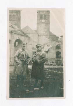 Frank J. Taylor and Roy W. Howard at Verdun