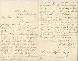 Anderson M. Wylie to Andrew Wylie, Jr., 19 January 1858